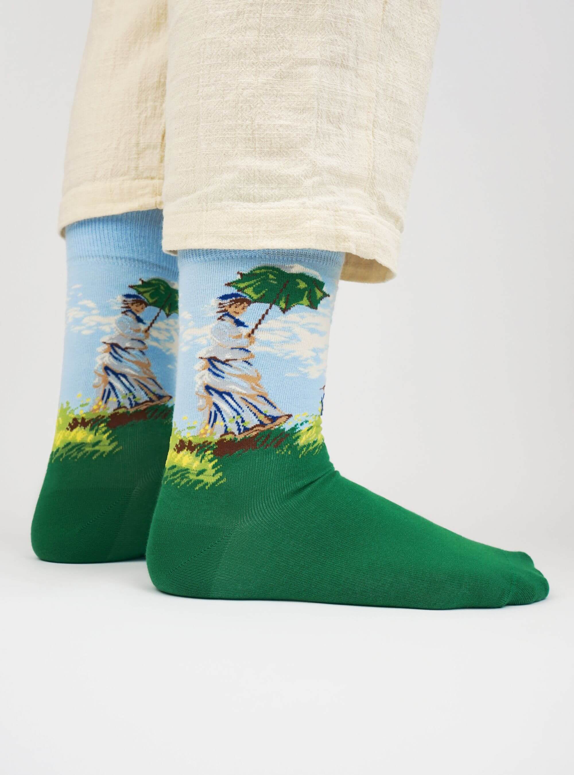 Vrouw met een parasol