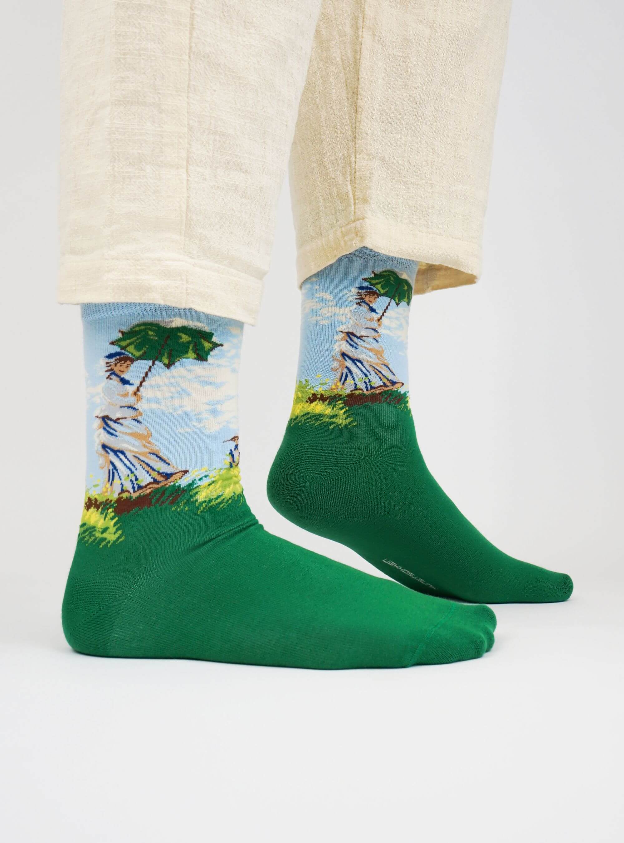 Vrouw met een parasol