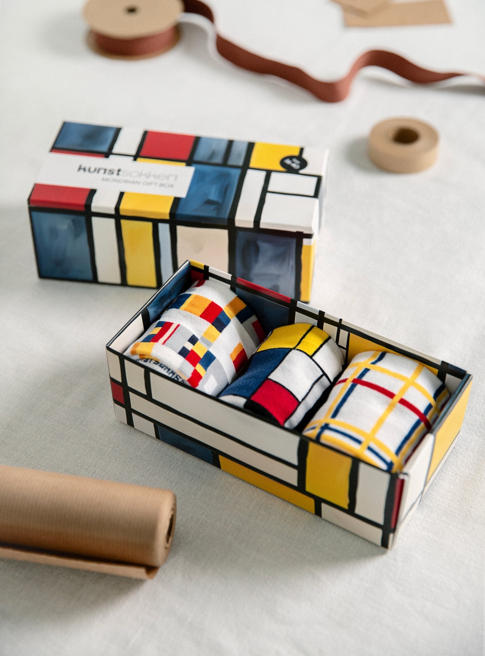 3er-Pack Piet Mondriaan Geschenkeset