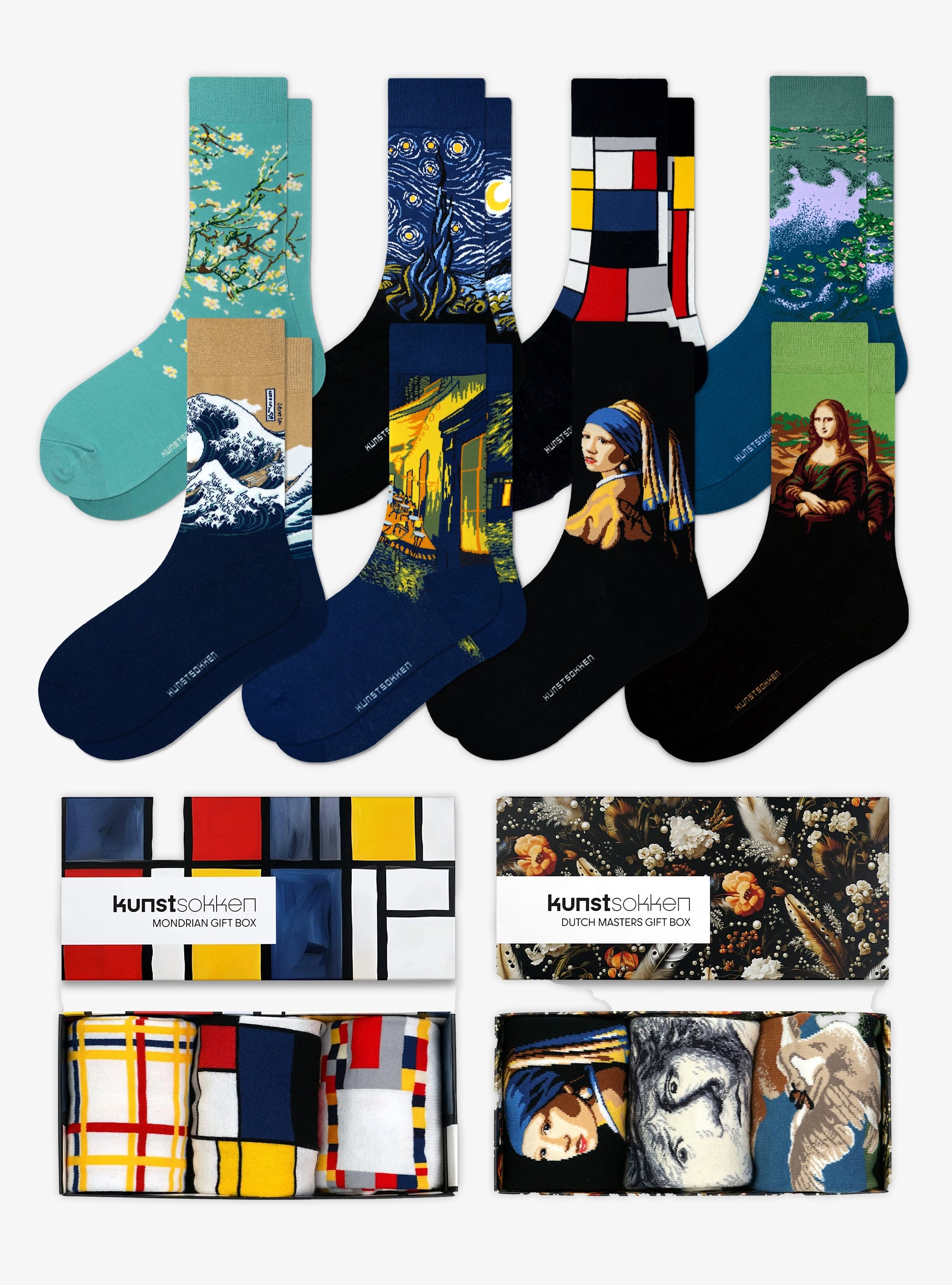 Chaussettes artistiques Croissance Pack - 50 Paires