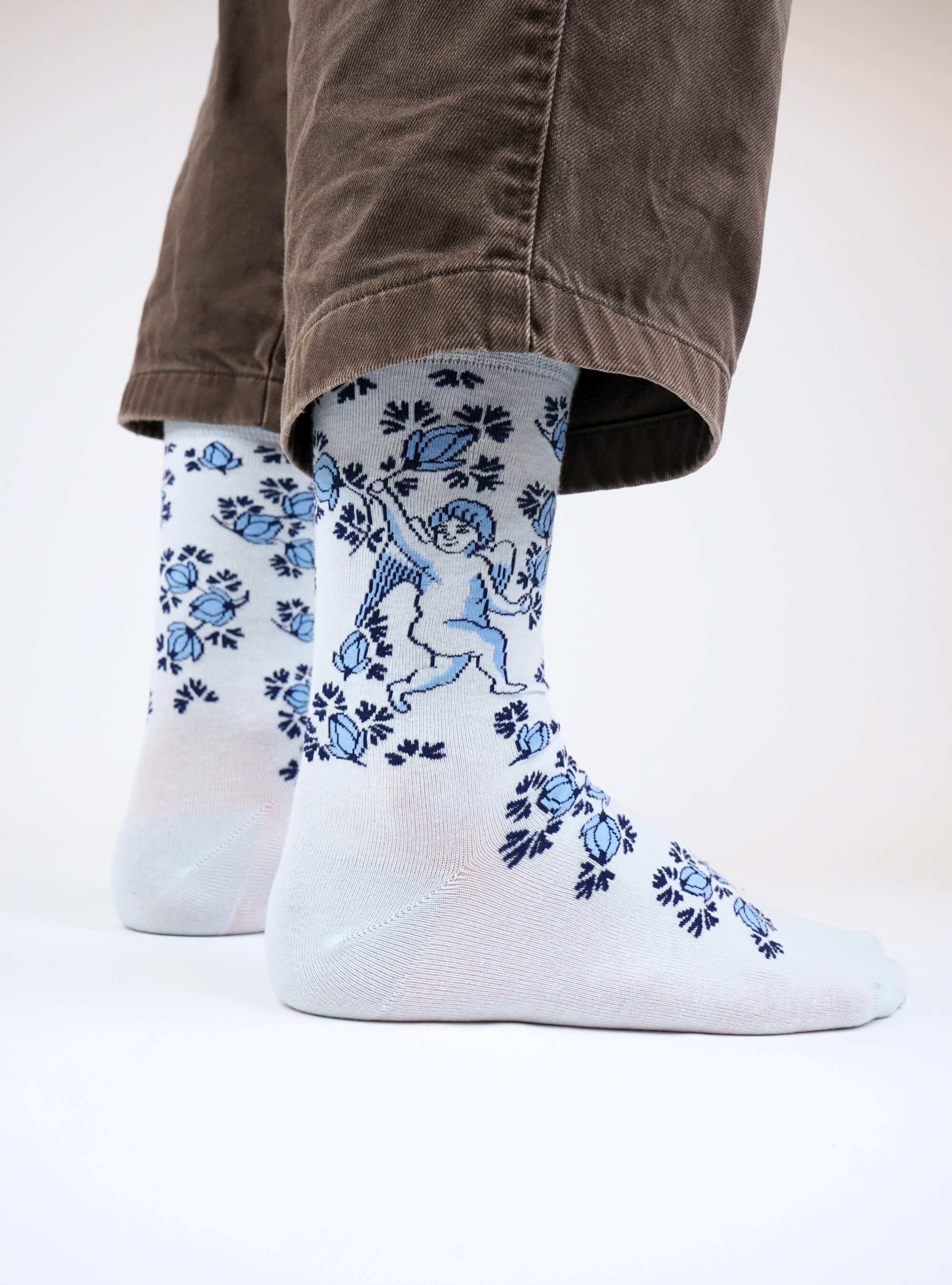 Delfts Blauw Bloemenhouder