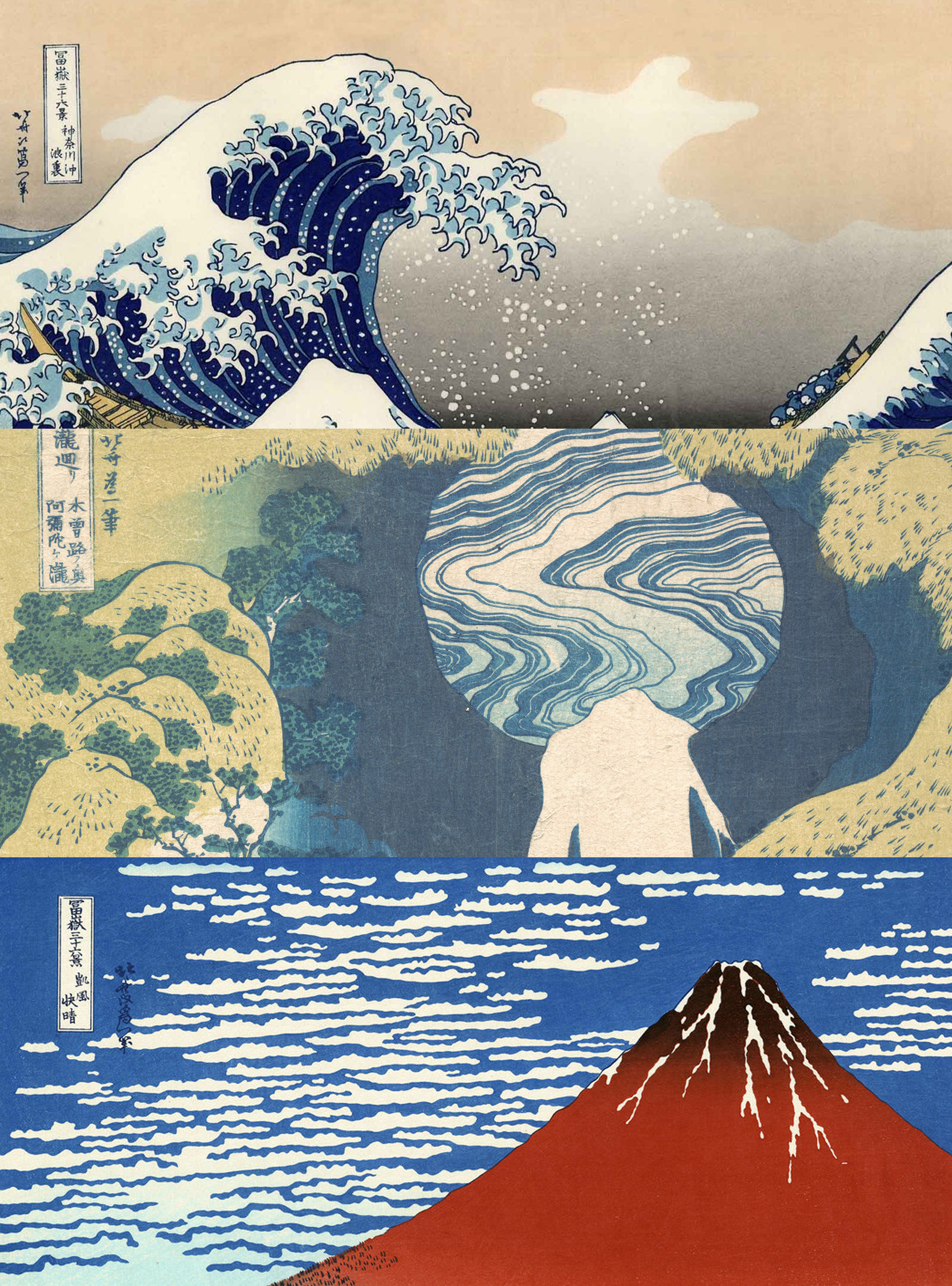 3-Pack Hokusai Ensemble Cadeau